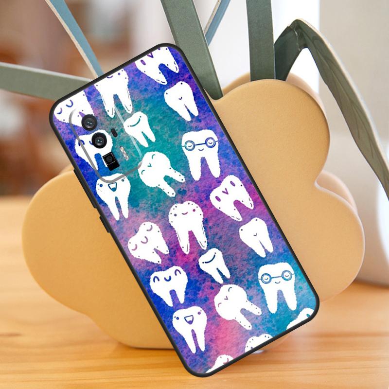 Dentist Dental Tooth Nurse Case For Xiaomi 13T 11T 12T Pro 13 14 Ultra 12 Lite POCO F6 F5 X6 Pro M6 X3 X5 M5s F3 Cover