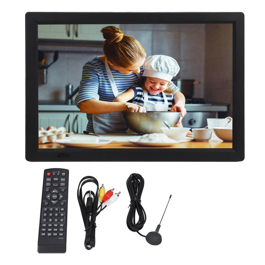 14 Zoll Tragbarer LED-Fernseher Eingebauter Tuner Tragbarer Breitbild-LCD-Bildschirm mit Ständer