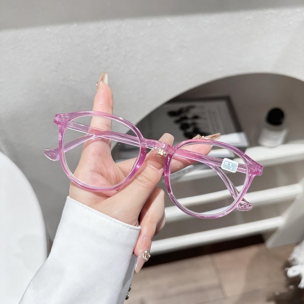 Women Reading Glasses Anti Blue Light Blocking Glasses Optical Spectacle Eyewear Trendy Ultra-light Light Flat Eyeglasses