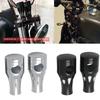 Lenkererhöhung Dragster V-Star DS400 650 XVS950 1100 XVS1300 Motorrad 1" 25MM Lenkererhöhung Cruiser Chopper Klemme Halter Lenkerposten (Schwarz)