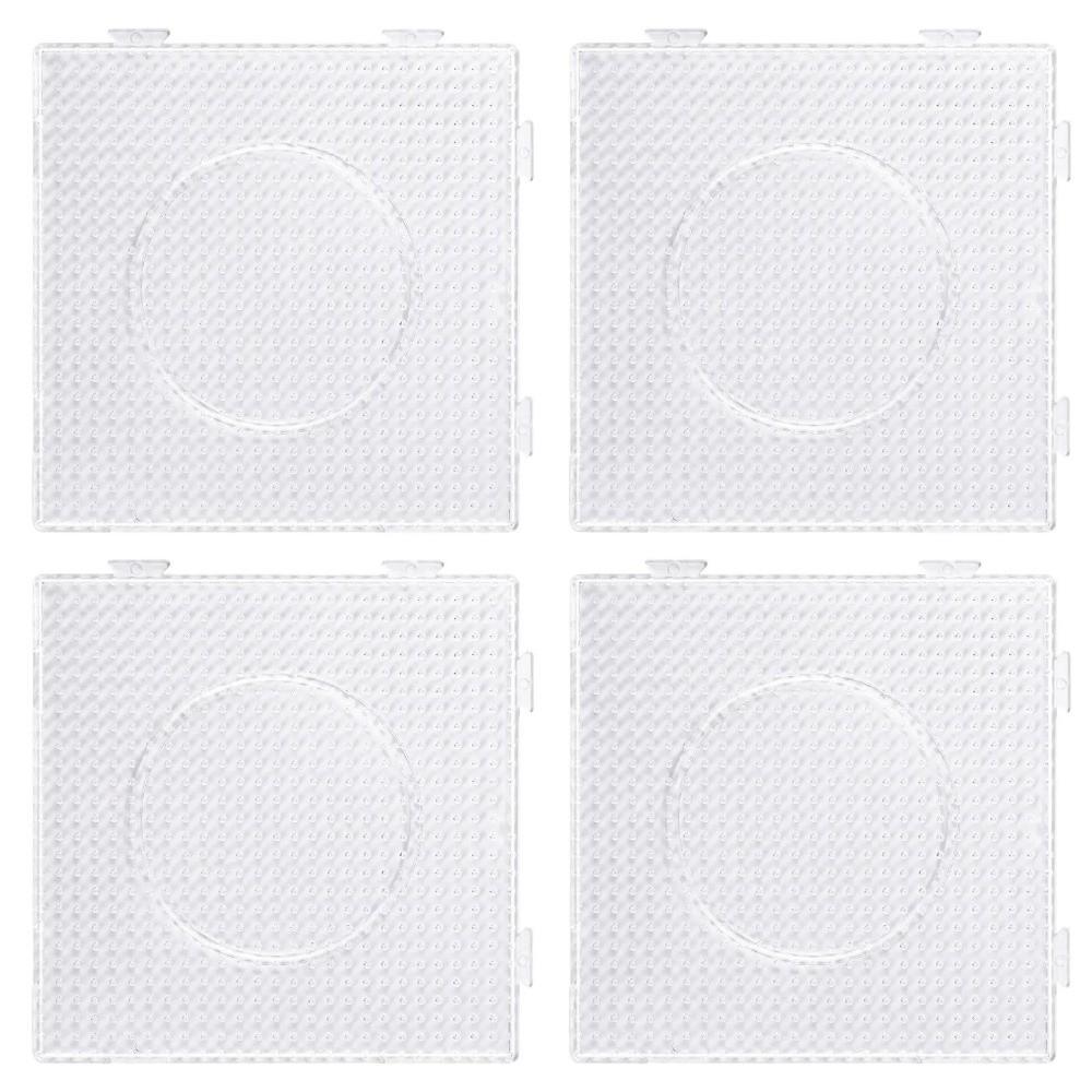 5Pcs DIY Fuse Beads Pegboards 5mm Beads Hama Beads Pegboards Melting Beads Boards  Educational Toys