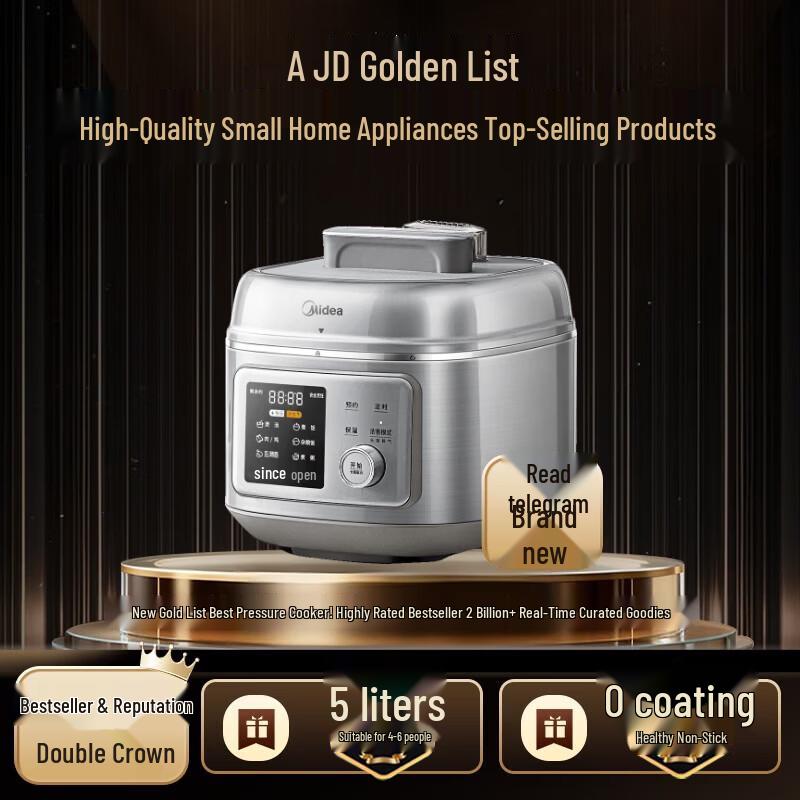 Midea 5L 316L Stainless Steel Electric Pressure Cooker