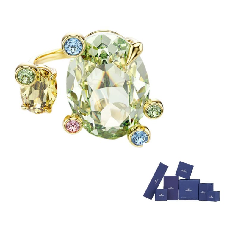 Swarovski Gema Gold Plated Rings Unisex