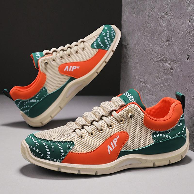Summer Breathable Men's Sneakers Versatile Fashion Mesh Casual Shoes New Comfortable Low-top Soft-soled Vulcanized Shoes 2026