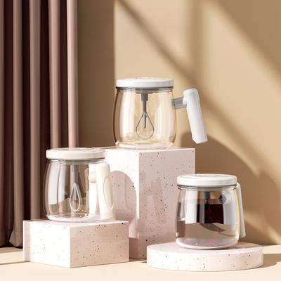 New Automatic Mixing Cup Electric Charging Coffee Cup Office Home Glass Maple Mug
