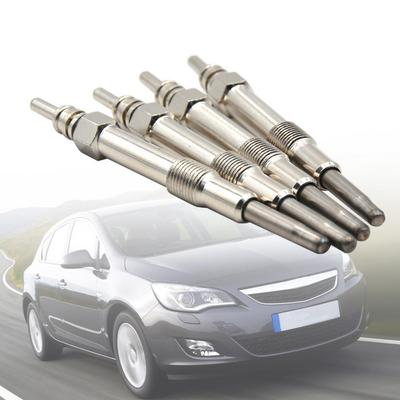 4 Peças Vela Incandescente Alto Desempenho/Potência Prata 1 9 CDTI Aquecedor de Carro Vela de Ignição para Romeo/Fiat/Lancia Lybra/Opel/Saab/Vauxhall