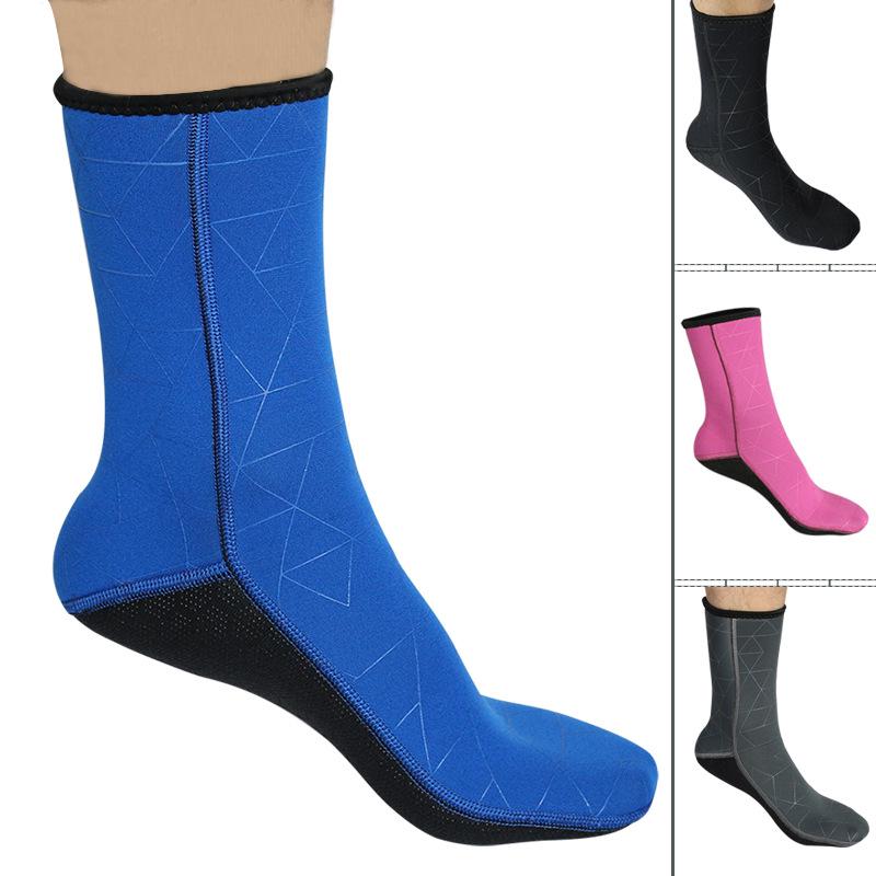 1833 Thick 3mm Warm Non-Slip Diving Socks for Men & Women - Comfortable, Super Elastic Winter Swim & Snorkel Beach Socks