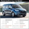 Black Carbon Fiber Door Handle Cover for Ford Transit Connect MK2 Wagon 2013~  Car Accessories Stickers Trim Set Chrome