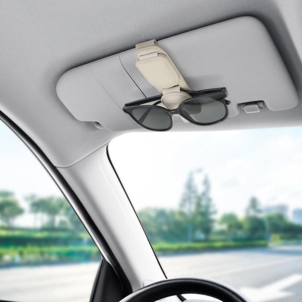 Car Sunglasses Clip, Car Sunglasses Holder Sun Visor Glasses Clip Easy Installation Car Sunglasses