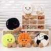 Cross-Border Sports Plush Figurines: Cartoon Football, Basketball, Tennis, Baseball, Billiards Dolls - Fun Gifts for Kids