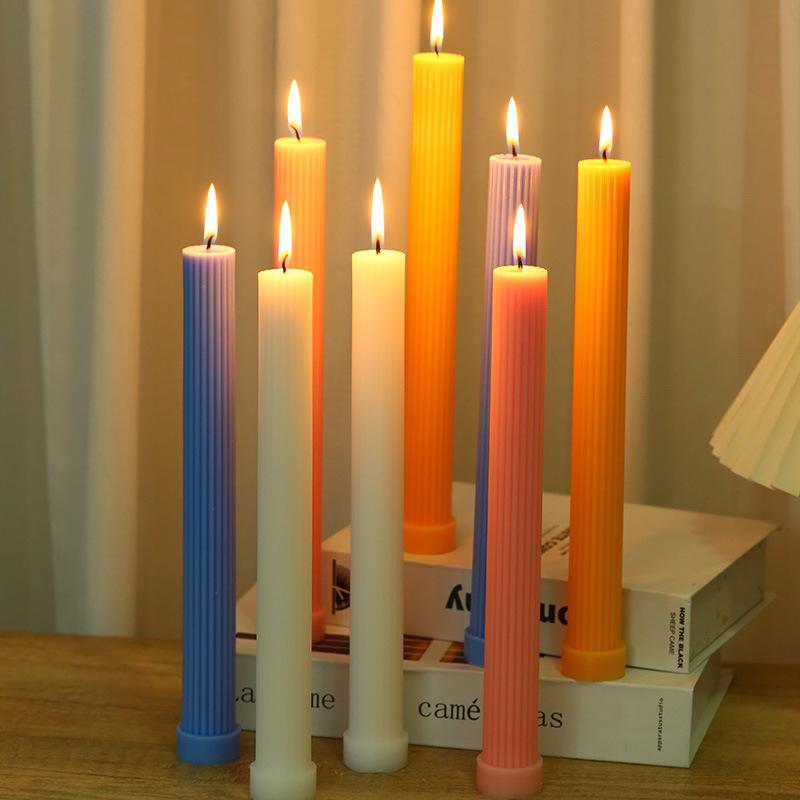 Wedding Banquet Long Pole Gear Aromatherapy Candle Shape Candle Candle Nordic Style Home Souvenir