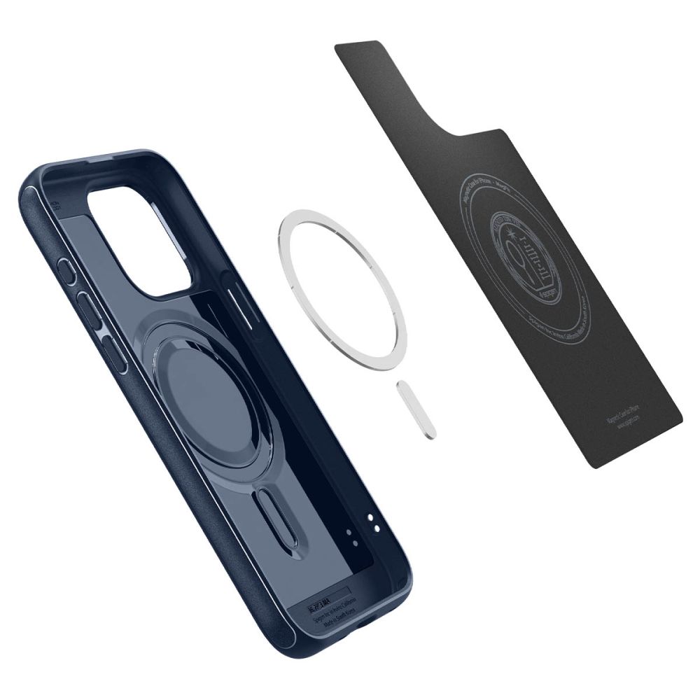 Spigen Mag Armor Magsafe Iphone 15 Pro Max Navy Blue
