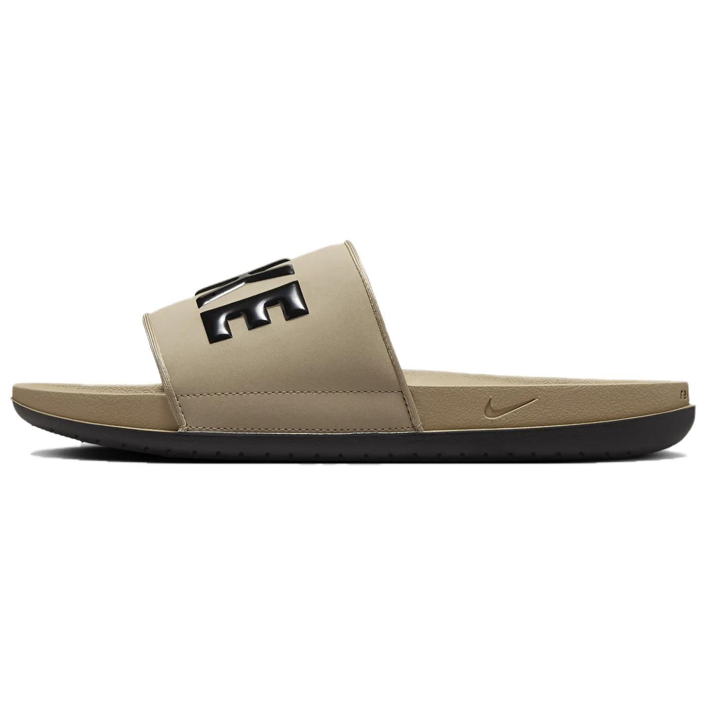 Nike Offcourt čības `Khaki Black` BQ4639-204