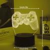 USB powered modern game controller LED night light, home bedroom table lamp, gamer birthday gift, lighting and decoration