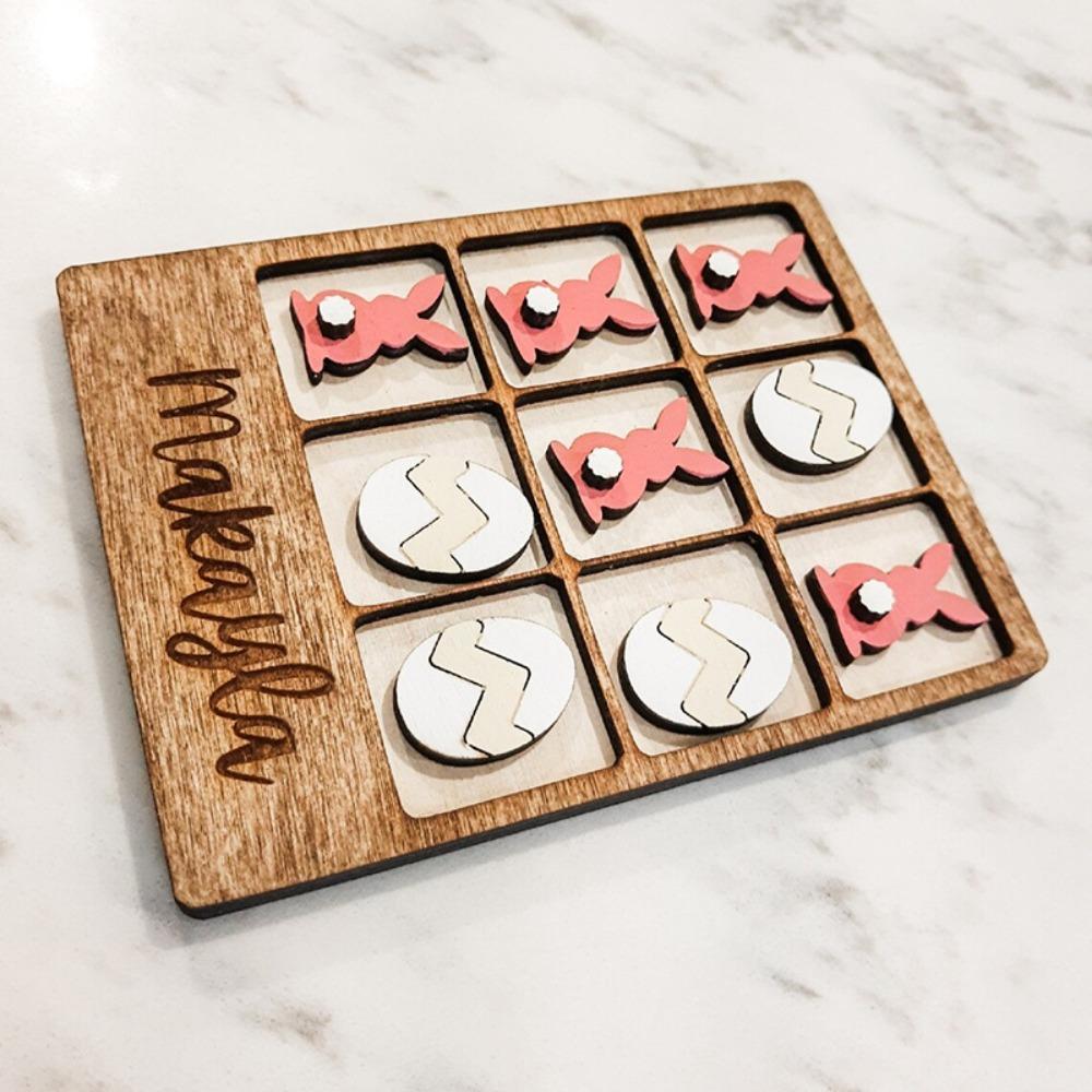 Parent-Child Tic Tac Toe Board Game Interactive XO Chess Board Toys Fun Board Game Toys Friends