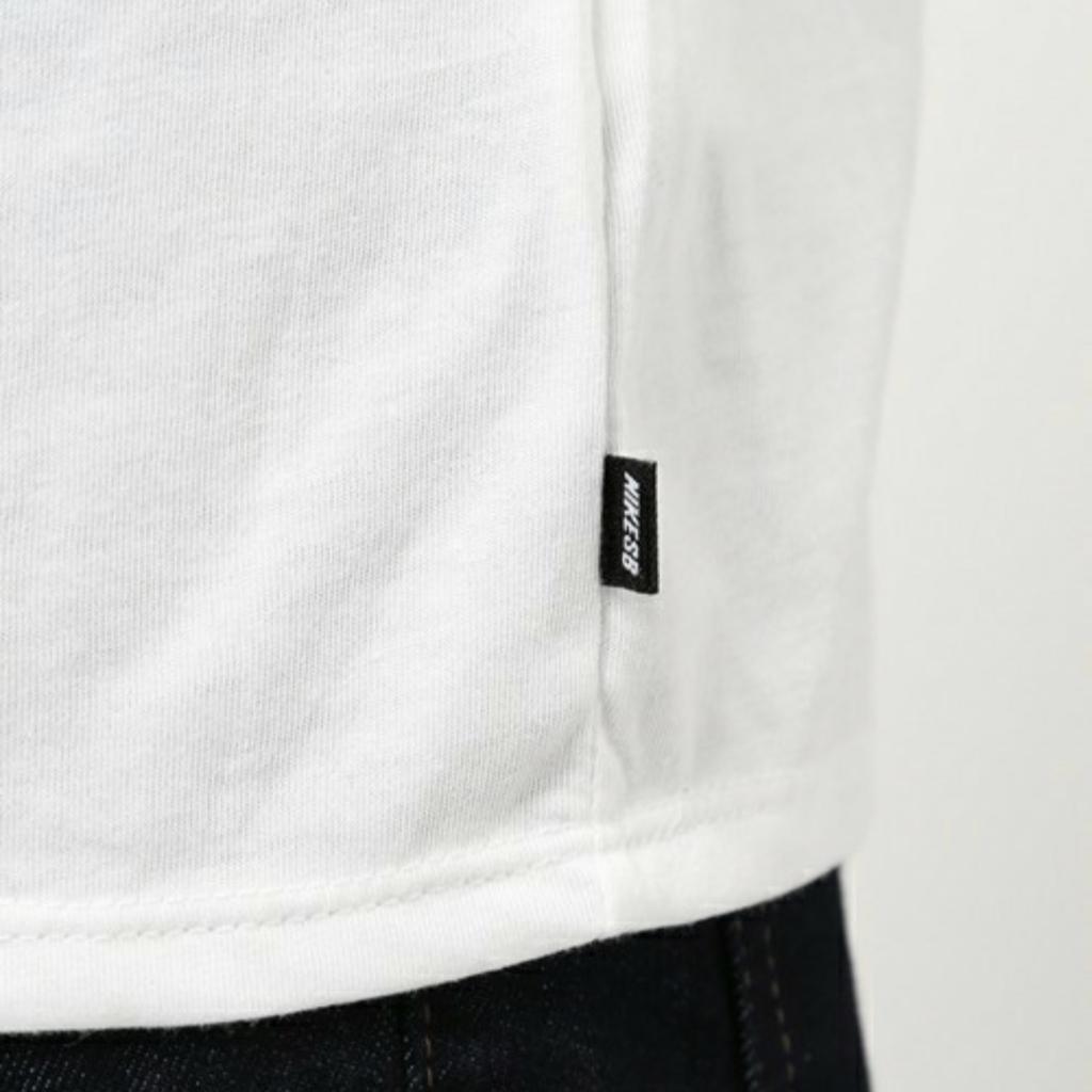 Nike T Shirts Unisex White Crew Neck Thin Straight Fit 806074-100