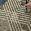 Nordic Style Dustproof Entrance Mat: Double-Layer Woven Polypropylene, Wear-Resistant, Sand-Scraper Hallway Floor Mat.