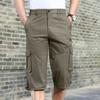 Mens Summer Casual Fitness Bodybuilding Solid Color Pocket Sports Shorts Pants