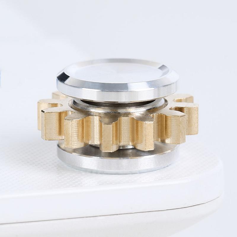Mini Metal Gear Gyroscope Fidget Spinner Toy Antistress Portable Adults Stress Reliever Autism ADHD Kids Birthday Christmas Gift
