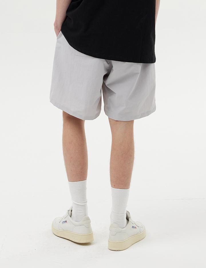 BATTRACT Pocket Nylon Cargo Pants_Light Grey