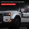 For 2024-2025 Land Cruiser 1958 J250 Prado BX TX LC250 Front Bumper Daytime running light Exterior upgrade Accessories Day Light