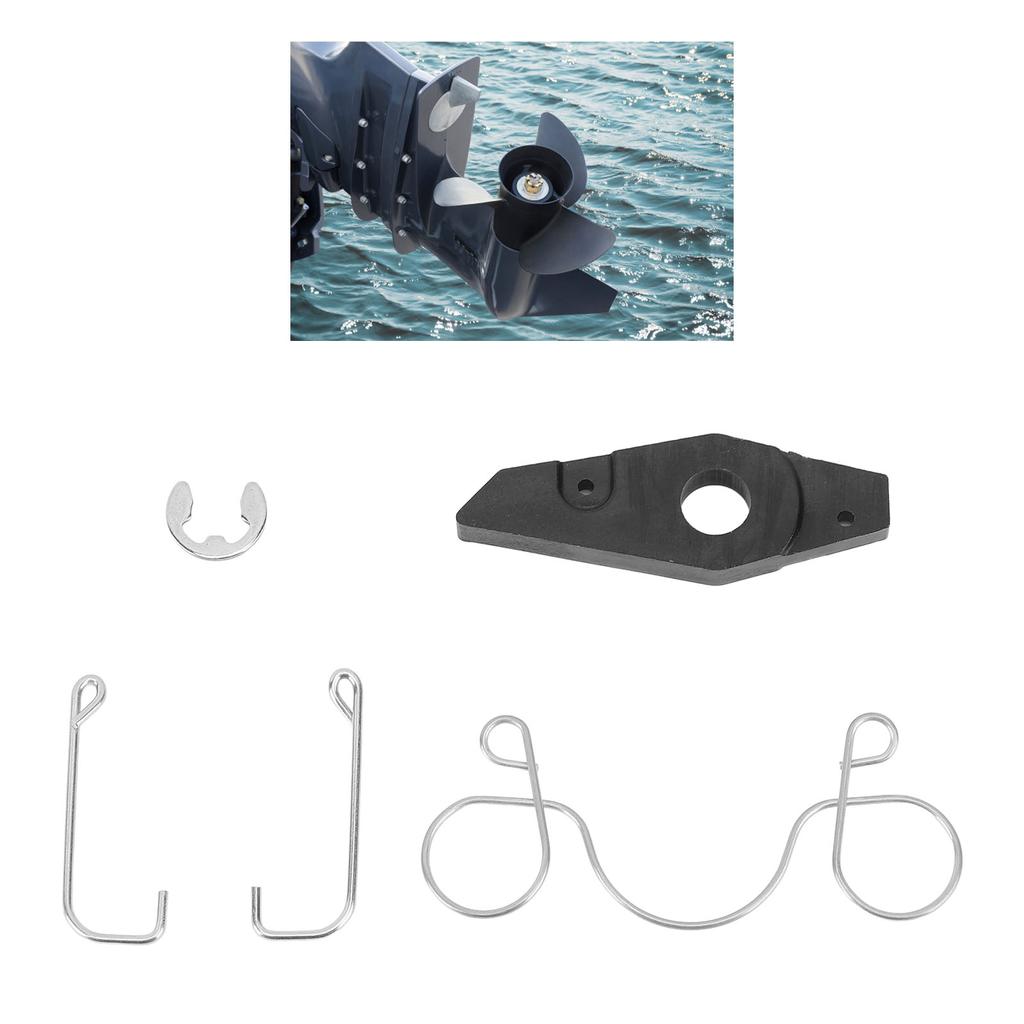 677 15741 01 Starter Pawl ABS Iron Outboard Drive Pawl Spring Set for 2 Stroke 4 To 5HP Outboard Engines