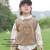Children's Cartoon Knit Sweater Vest