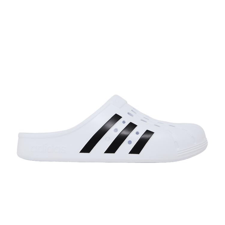 adidas Adilette Clog  White Black  42