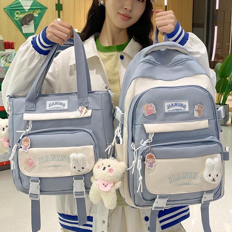 Schoolbags  Elementary School Students  Girls  Burgundy  Junior High School Students  Backpacks  High School Students  College Students  Backpacks