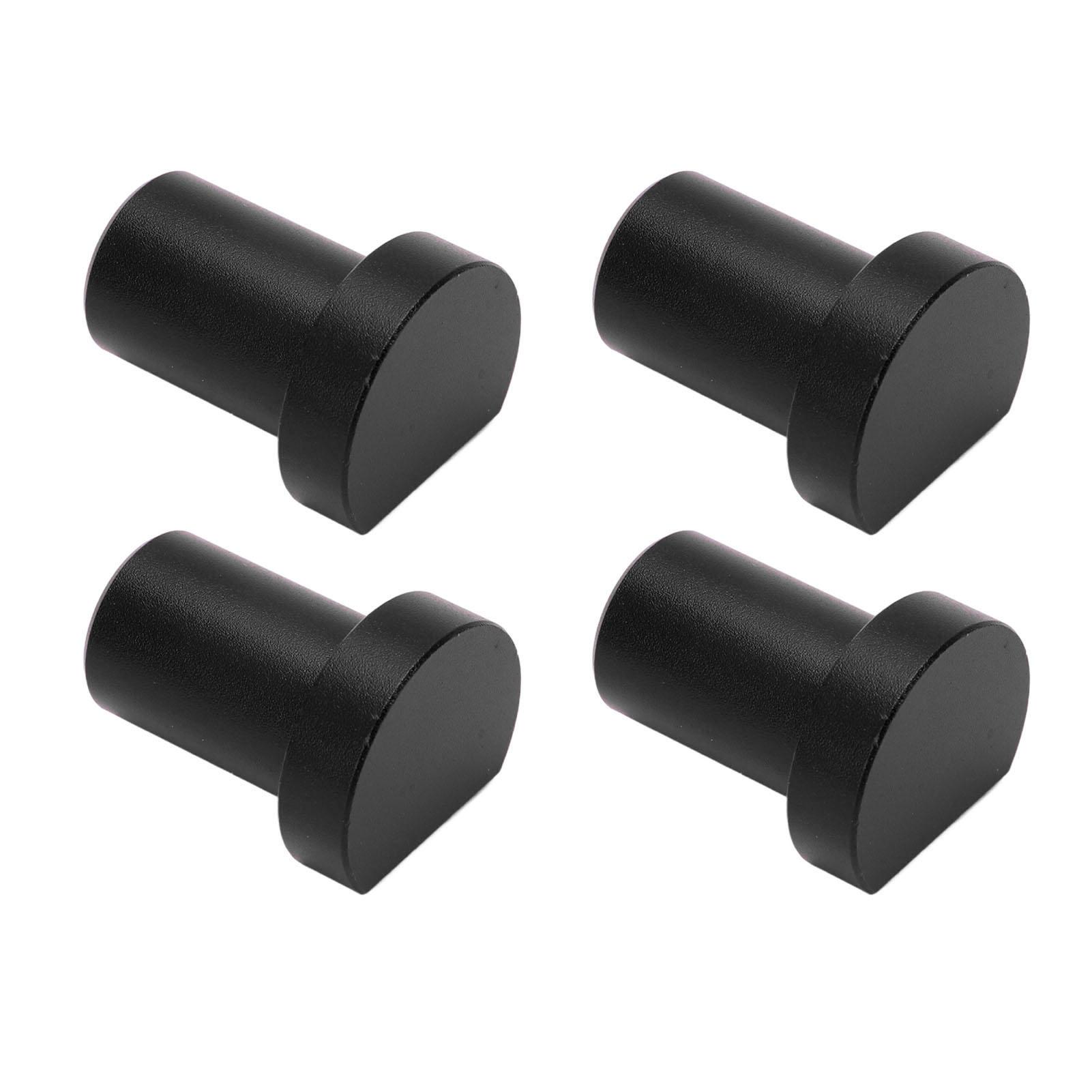

4 Pcs Bench Dogs 19mm Diameter Workbench Peg Aluminum Alloy High Strength Woodworking Desktop Stop Tenon Black чёрный