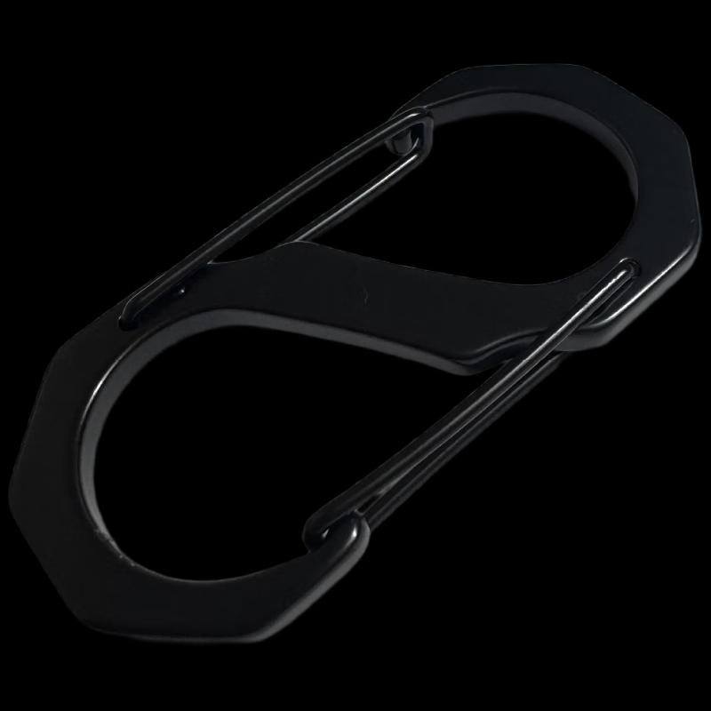 304 Stainless Steel S-Type Carabiner Clip 10-Pack