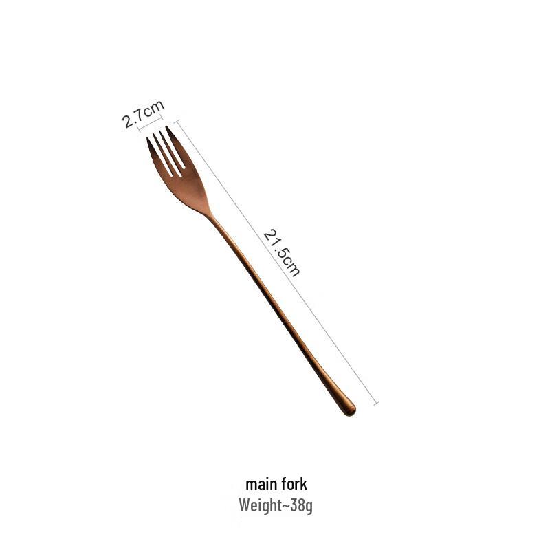 

ZISIZ Rose Gold 304 Stainless Steel Main Forks