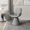 Light Luxury Swivel Backrest Chair for Girls - Perfect for Bedroom, Dressing Table, Nail & Beauty Salon