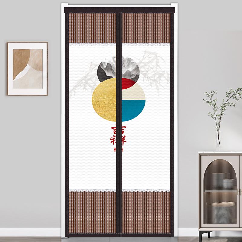 Mosquito-proof Door Curtain, No Drilling Required, Home Privacy Partition Curtain, Magnetic Mesh Curtain for Entrance Doors