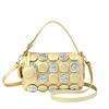 2026 Spring New Hot Diamond Cylinder Bucket Bag