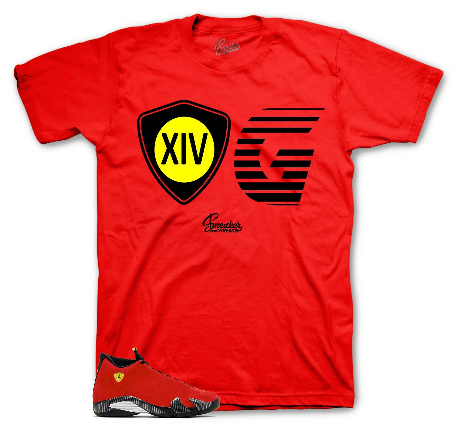 Shirts To Match Retro 14 Challenge Red AJ14 - Original Sneaker Tee 4XL