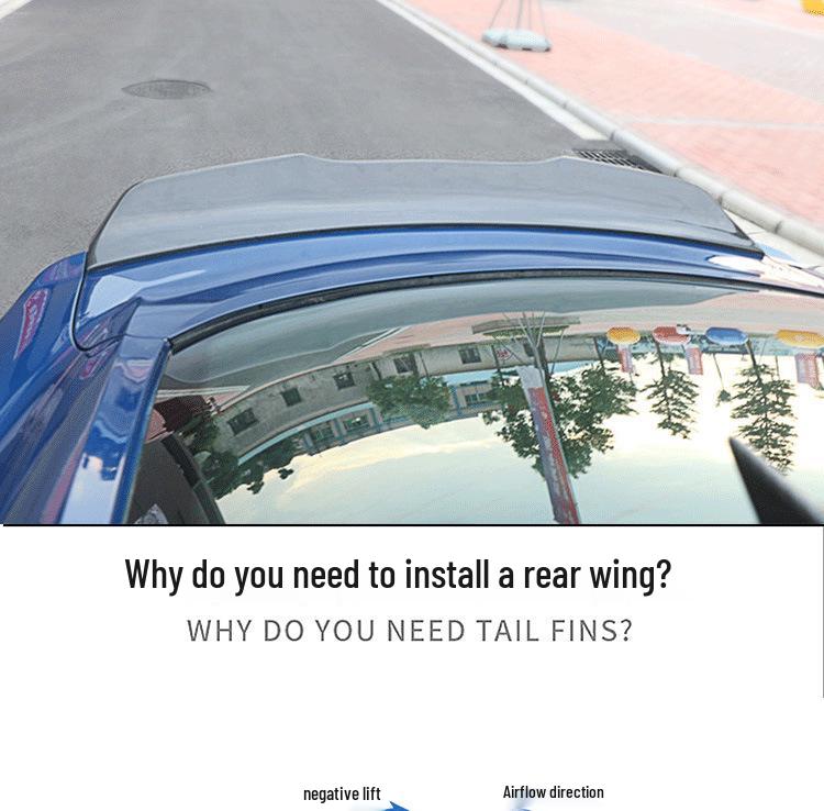 15-23 Ford Mustang Carbon Fiber Trunk Spoiler: Stylish Wind Wing Mod