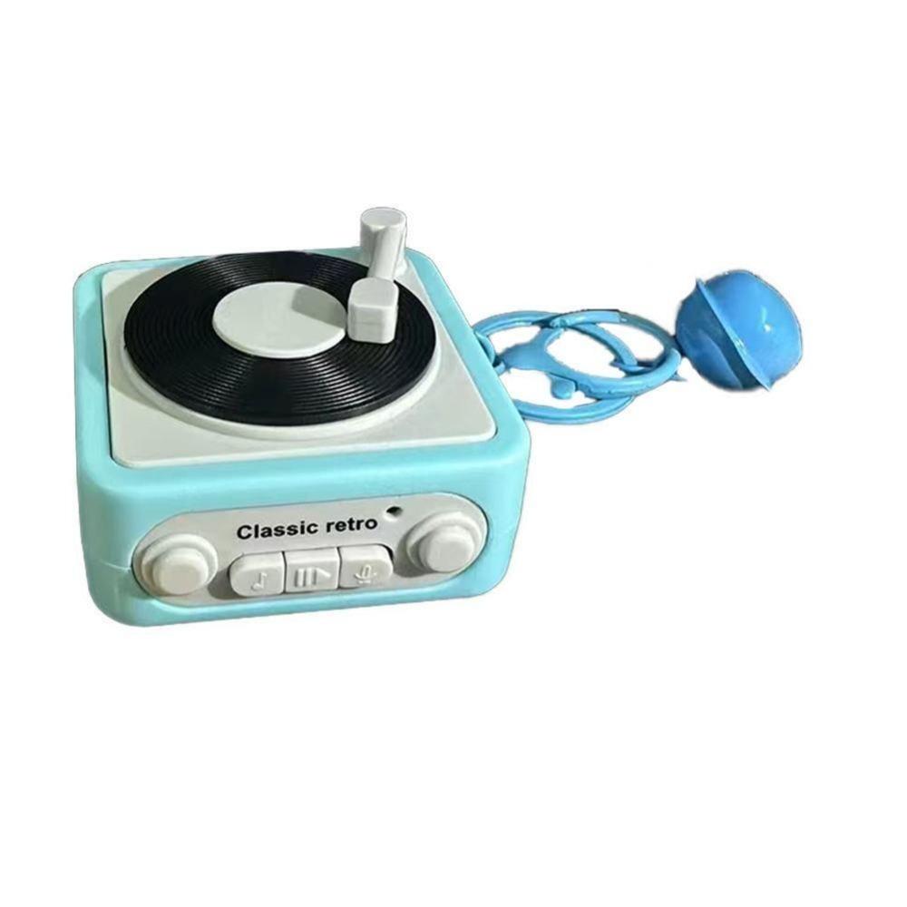 Portable Music Box Pendant Musical Instrument Toy Music Speaker Key Chain Retro Recorder Keychain