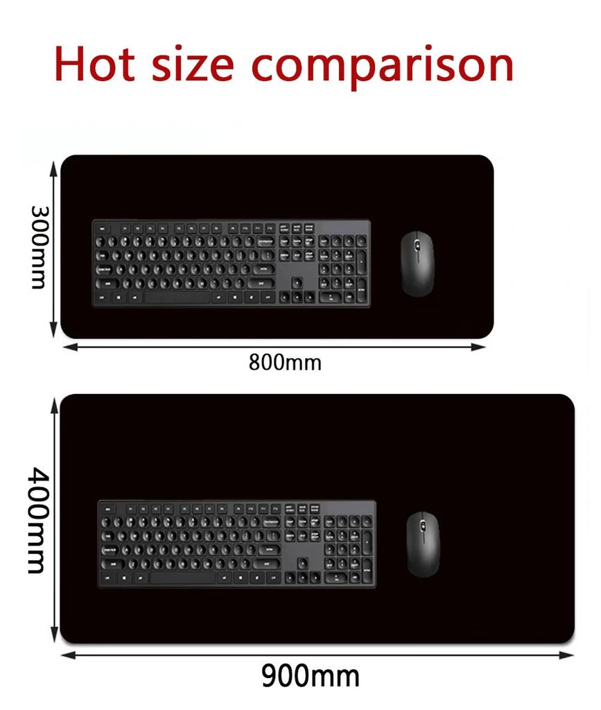 CSGO Anime Kawaii Large Mouse Pad Gamer Office Accessories PC Game Keyboard Mat Washable and Wear-resistant for Home Xxl 90x40cm