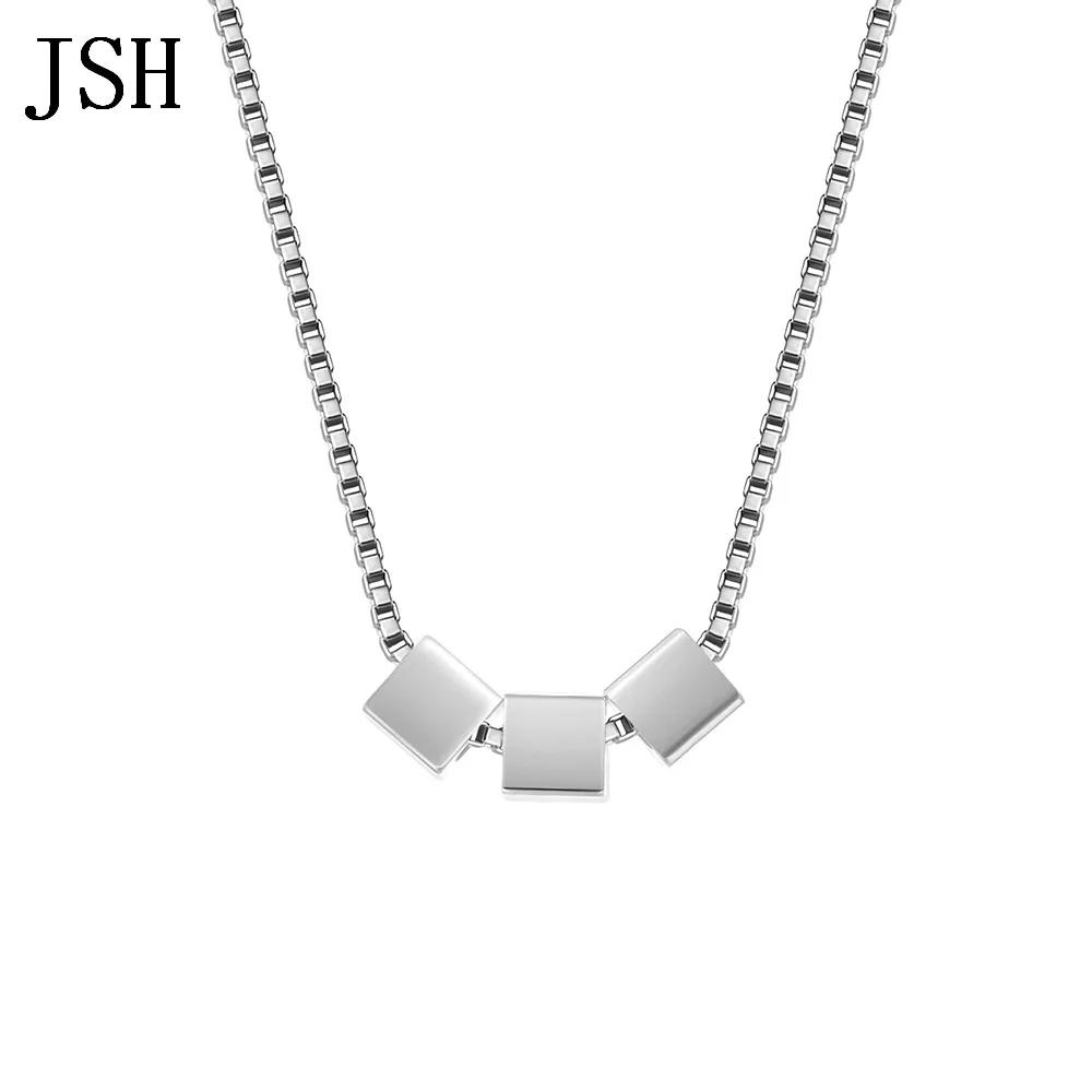 wholesale Charms Heart silver color women necklace jewelry lady fashion cute pendant wedding