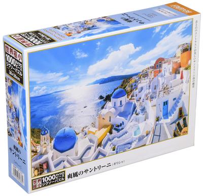 In Beverly 1000 Jigsaw Santorini Breeze X 38 [Made Japan] Micro-Piece Puzzle (26 Cm) M81-633
