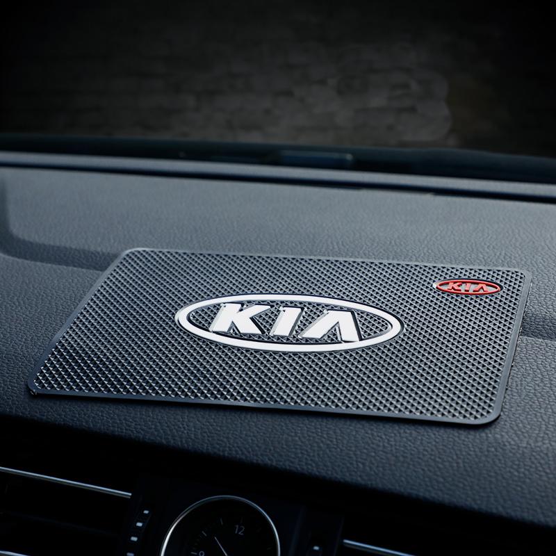 1Pcs Car Non Slip Mat Sticky Heat Resistant PVC Pad Heat For KIA K5 K9 Sorento Ceed Sportage Carnival Stinger Forte Niro Cadenza