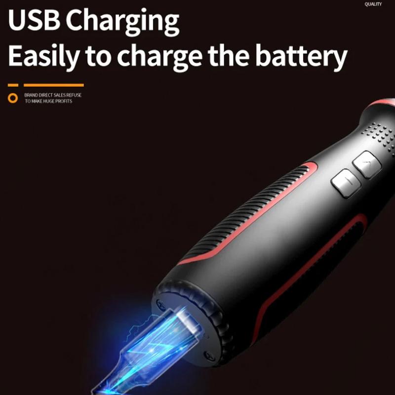 Maizhe USB Rechargeable 3.6V Electric Screwdriver With LED Light Cordless Mini Power Tools Multipurpose For DIY Household