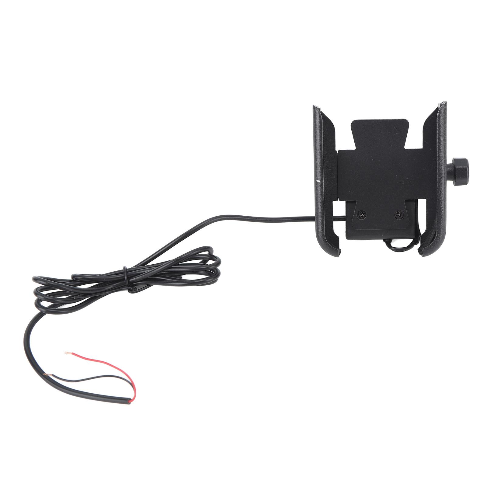 

Крепление для телефона на мотоцикл с зарядкой, быстрая зарядка, вращающийся на 360 градусов держатель для телефона на руль