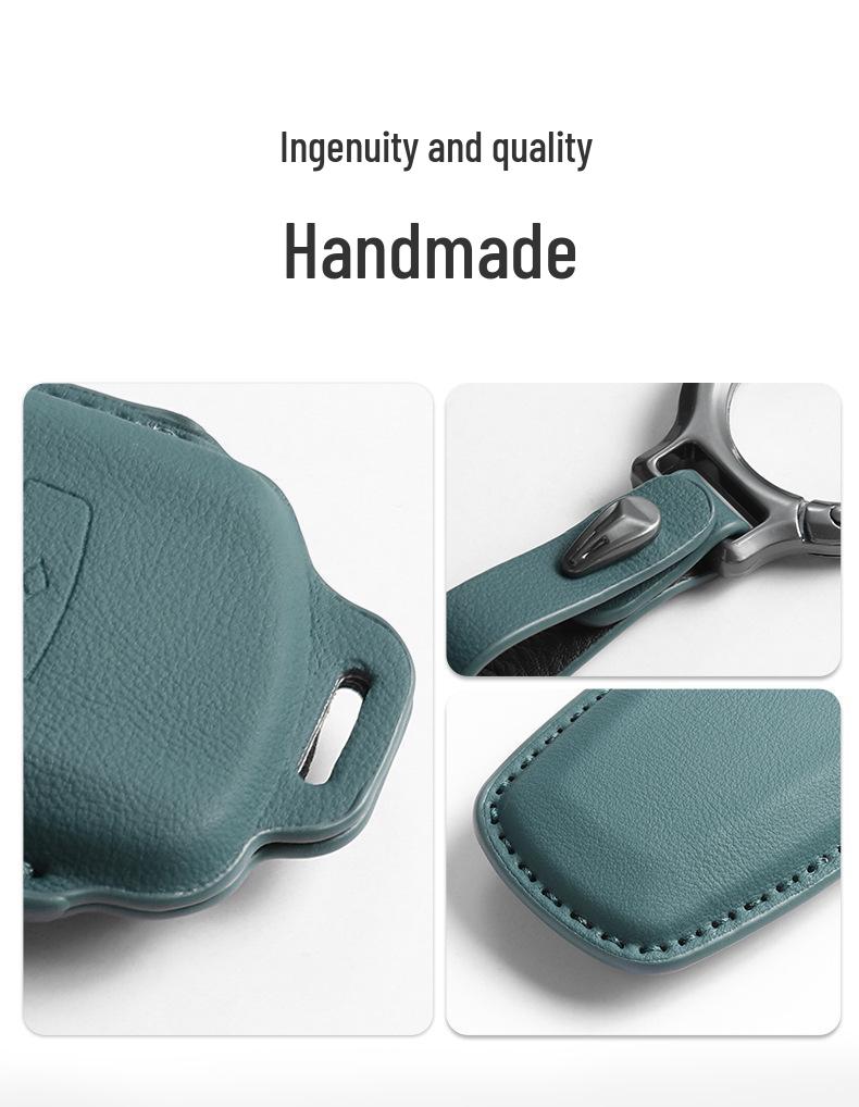 Geely Star Wish Key Cover - Original Color Remote Protective Case with Key Ring and Bag, Car Accessory