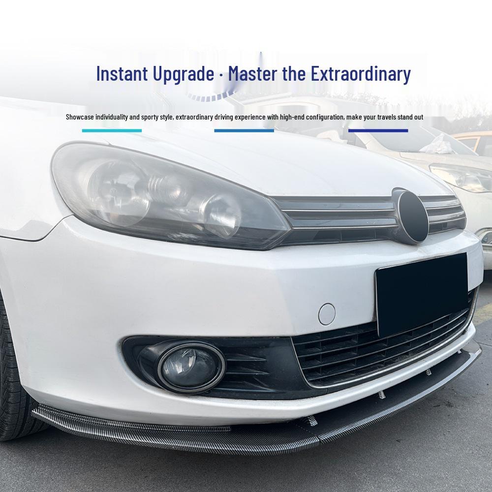 Volkswagen Golf High Front Bumper Lip Splitter - Cross-border Modified Parts