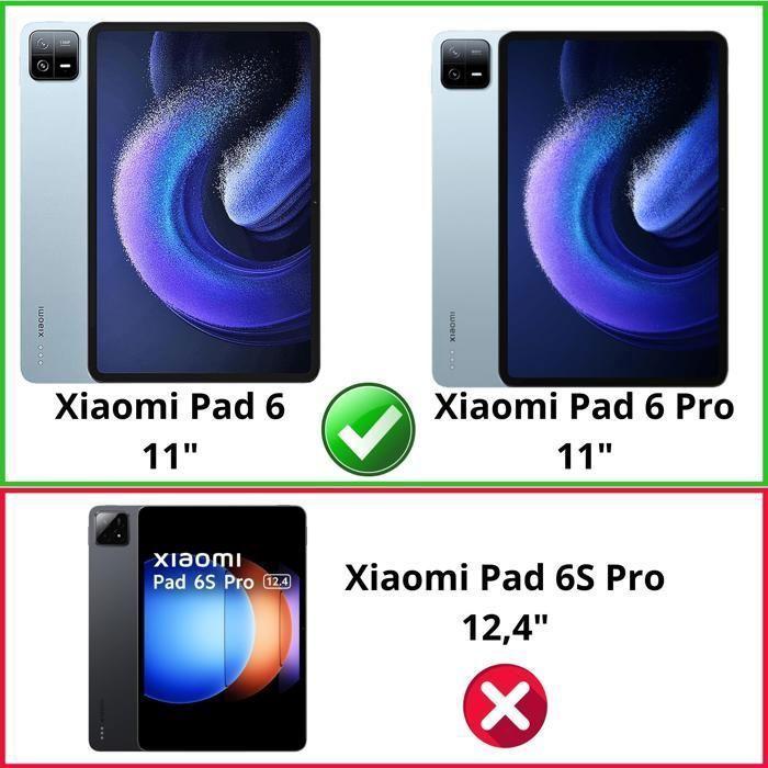 Case for Xiaomi Pad 6 / Pad 6 Pro - Phonillico - Shockproof - Soft Silicone - Transparent - 11 Inches