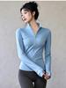 Women's Velvet Slim-Fit Jacket: Autumn/Winter Yoga, Quick-Dry, Long Sleeve Fitness Top