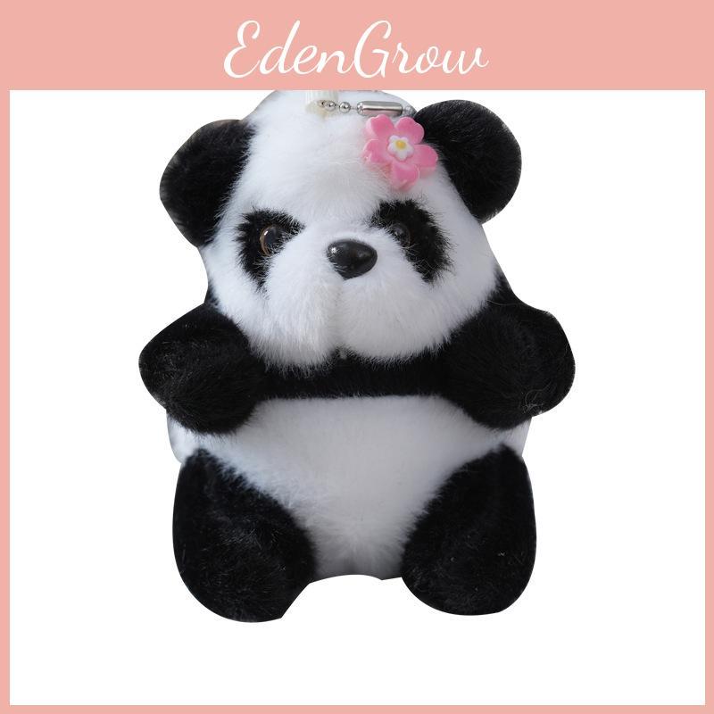 Plush Panda Backpack Pendant Keychain Cartoon Bag Decorations Toy Gift Kids