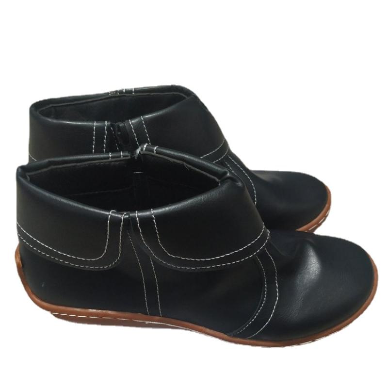 Women Ankle Boots Roman Pointed Casual Booties Spring Autumn Female Shoes Big Sizes 43 Ladies Comfortable Non Slip Footwear 2024